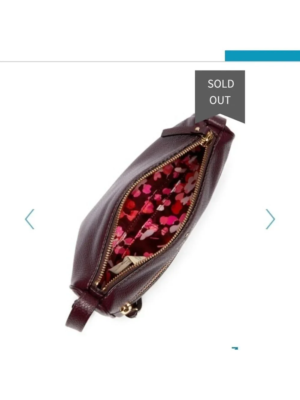 Kate Spade Plum Leather Crossbody Bag